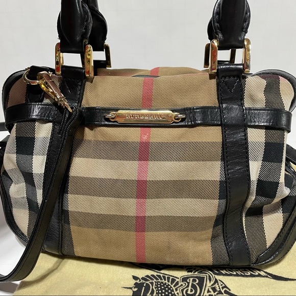 Burberry Pre-owned Bridle House Check Orchard Bowling Bag - Picture 2 of 16